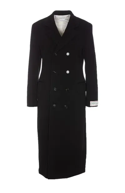 Bottega Veneta Coats In Black