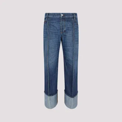 Bottega Veneta Cotton Denim In Blue