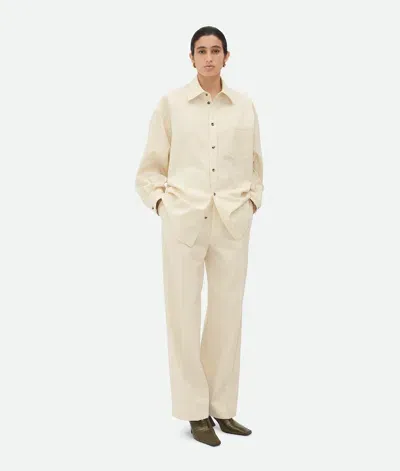 Bottega Veneta Cotton Poplin Shirt In Toile