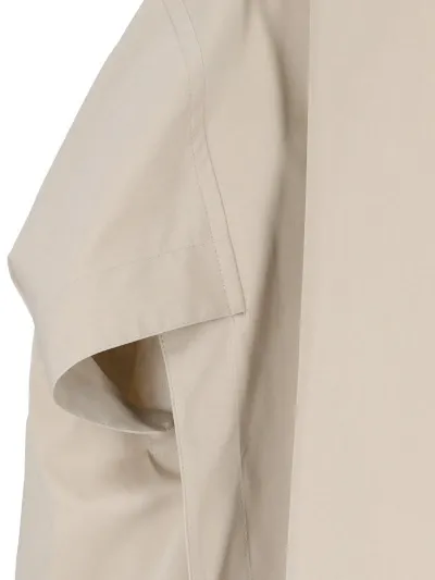 Bottega Veneta Cutout Details Shirt In Beige