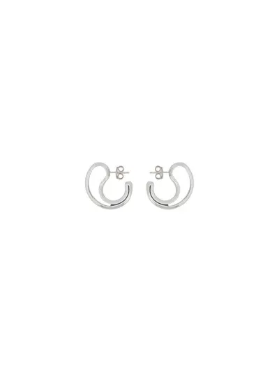 Bottega Veneta Earrings In Silver