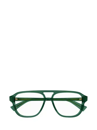 Bottega Veneta Eyeglasses In Green