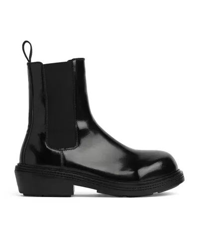 Bottega Veneta Fireman Chelsea Boots In White