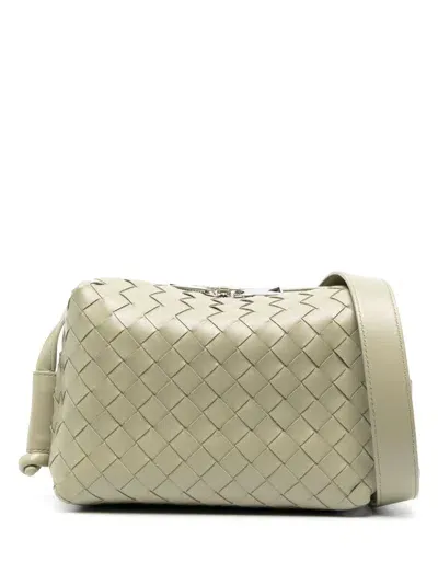 Bottega Veneta Green Loop Leather Shoulder Bag