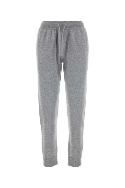 Bottega Veneta Grey Cashmere Joggers In Gray