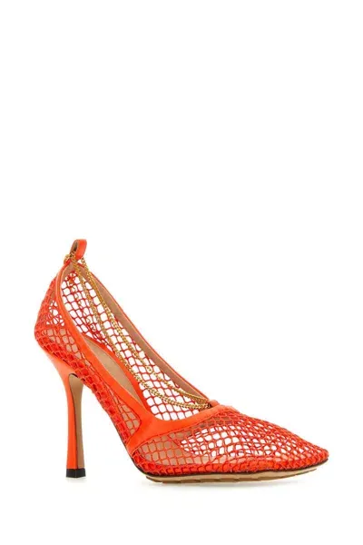 Bottega Veneta Heeled Shoes In Orange