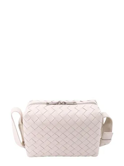 Bottega Veneta Intrecciato Helix Bag In White