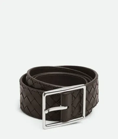 Bottega Veneta Intrecciato Piccolo Belt In Fondant