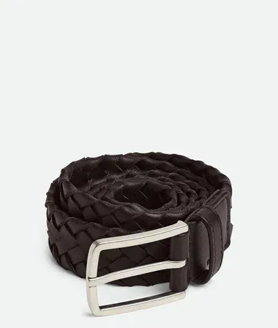 Bottega Veneta Intreccio Belt In Fondant