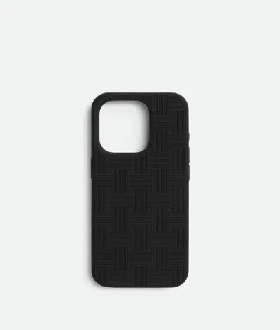 Bottega Veneta Iphone 15 Pro Case In Black