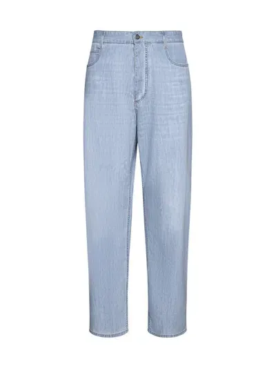 Bottega Veneta Jeans In Light Bleach