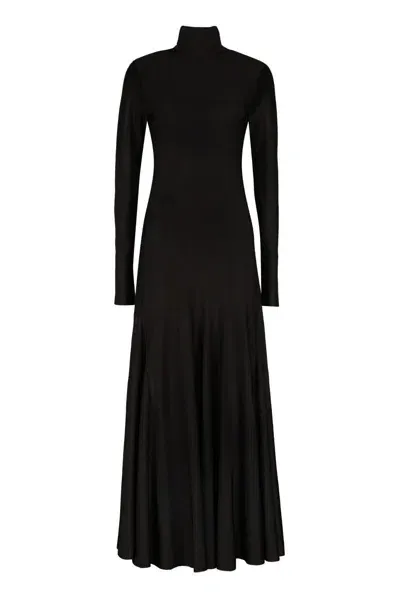 Bottega Veneta Jersey Dress In Black