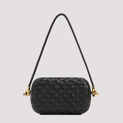 Bottega Veneta Knot With Strap Clutch In Green