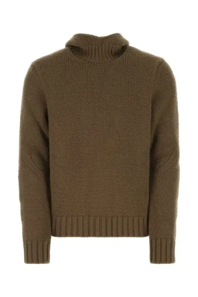 Bottega Veneta Hooded Jumper In Multicolor