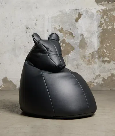 Bottega Veneta Medium Bear Pouf In Black