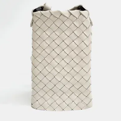 Pre-owned Bottega Veneta Mini Bag In White