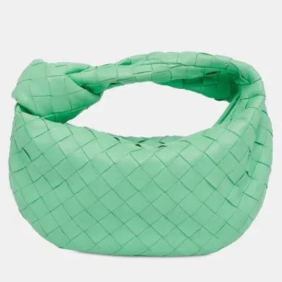 Pre-owned Bottega Veneta Mini Intrecciato Jodie In Green