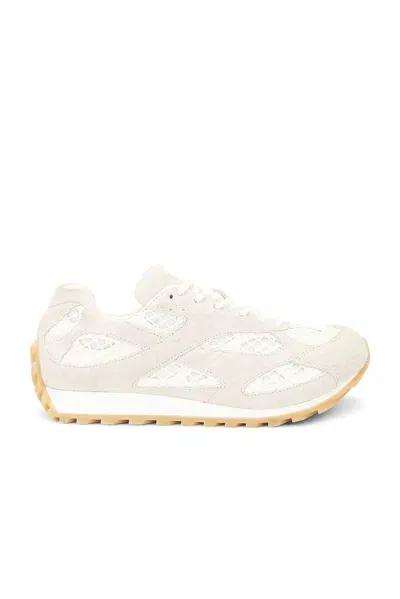 Bottega Veneta Orbit Sneaker In Sea Salt