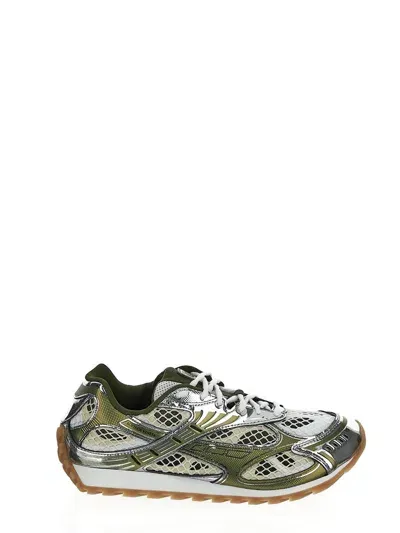 Bottega Veneta Orbit Sneakers In Metallic