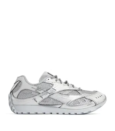 Bottega Veneta Orbit Sneakers In Silver