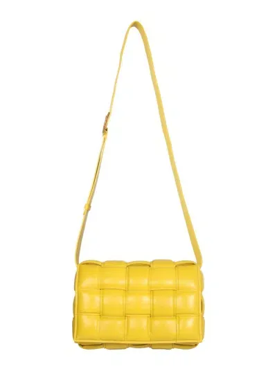 Bottega Veneta Padded Cassette Bag In Yellow