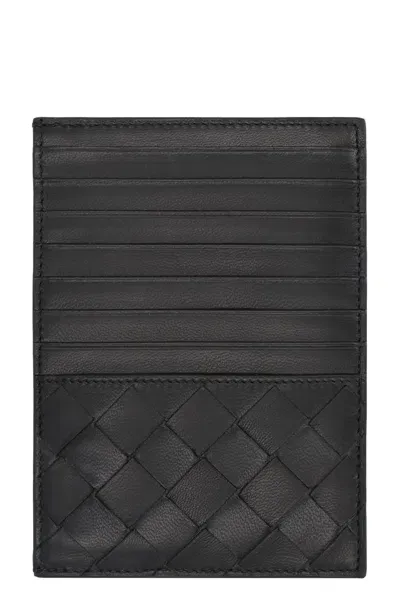 Bottega Veneta Passport Holder In Black