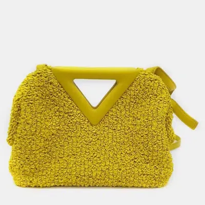 Pre-owned Bottega Veneta Point Bag In Yellow