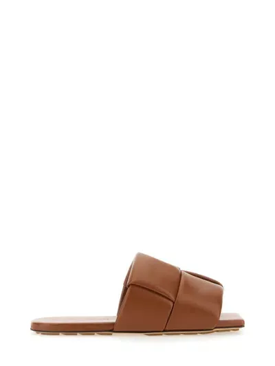 Bottega Veneta Sandal Mule Patch In Brown