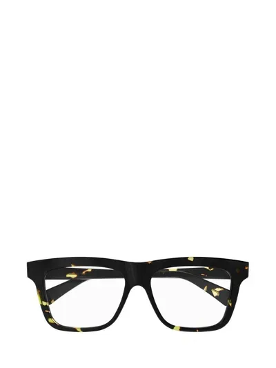 Bottega Veneta Square-frame Glasses In Brown