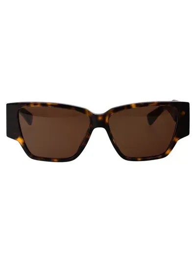 Bottega Veneta Bv1285s Havana Sunglasses In 002 Havana Havana Brown