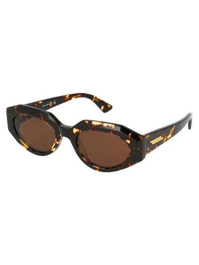 Bottega Veneta Sunglasses In 002 Havana Havana Brown