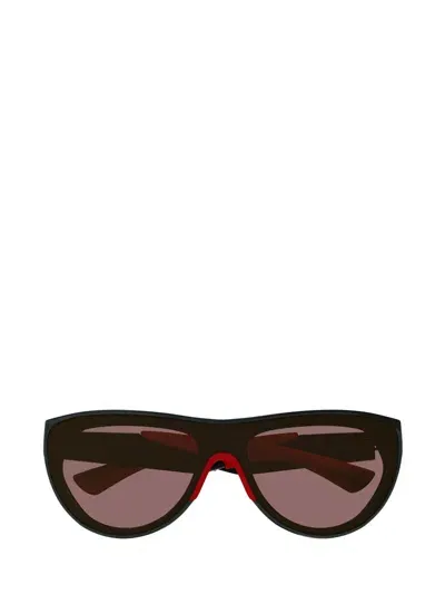 Bottega Veneta Sunglasses In Burgundy