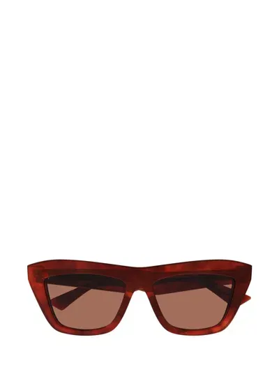 Bottega Veneta Sunglasses In Brown