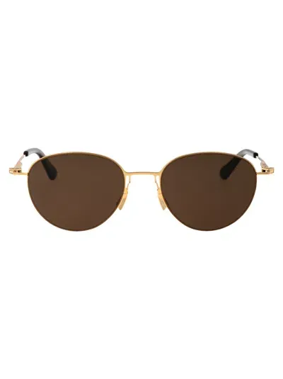 Bottega Veneta Sunglasses In Gold