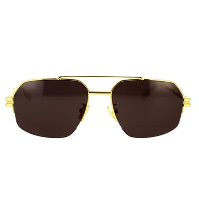 Bottega Veneta Sunglasses In Gold