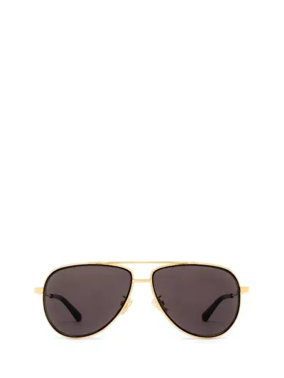 Bottega Veneta Sunglasses In Gold