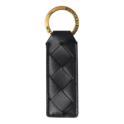 Bottega Veneta Tab Key Ring In Brown