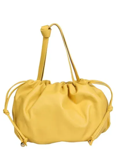 Bottega Veneta The Bulb Leather Bag In Yellow