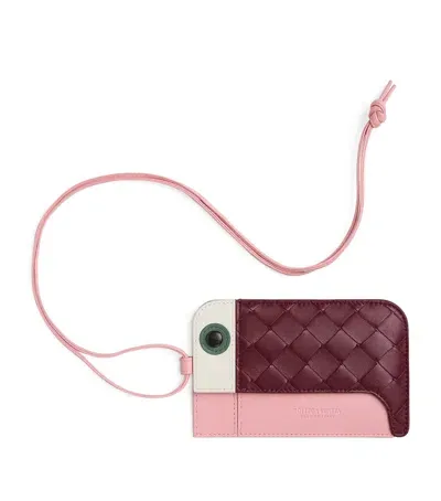 Bottega Veneta Toucan Card Holder In White