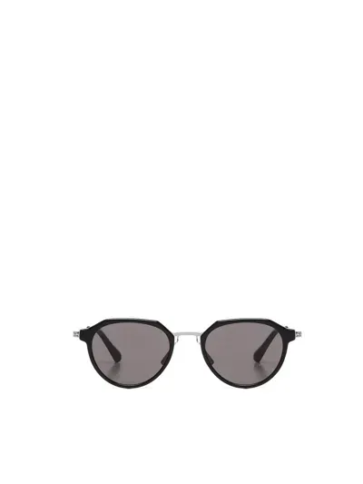 Bottega Veneta Eyewear Ultrathin Panthos Sunglasses In Black