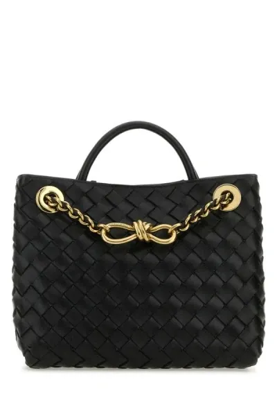 Bottega Veneta Intrecciato Tote Bag In Black