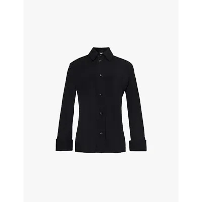 Bottega Veneta Black Viscose Shirt