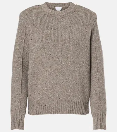 Bottega Veneta Wool-blend Sweater In Beige