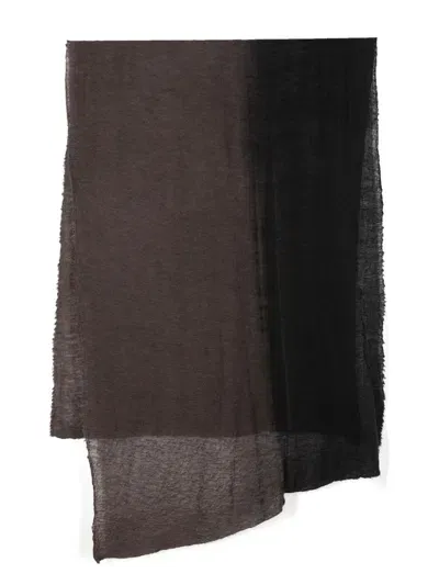 Botto Giuseppe Cashmere Scarf In Brown