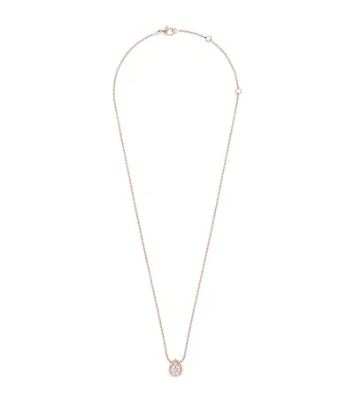 Boucheron Extra Small Rose Gold And Diamond Serpent Bohème Necklace