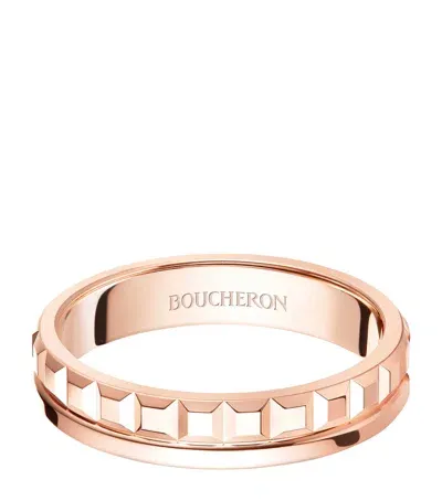 Boucheron Pink Gold Quatre Radiant Edition Wedding Band