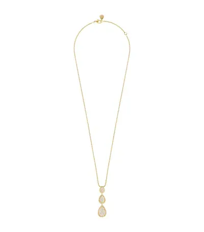 Boucheron Yellow Gold And Diamond Serpent Bohème Three Motifs Necklace