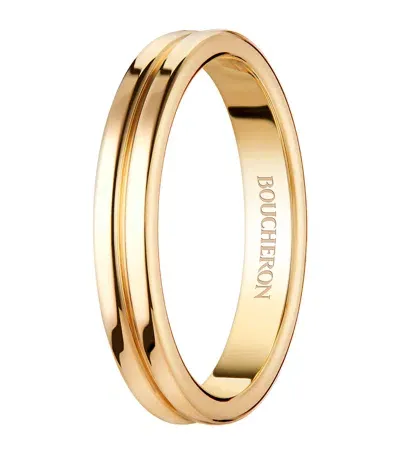 Boucheron Yellow Gold Quatre Godron Ring