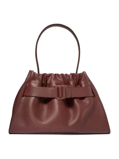 Boyy Scrunchy Satchel 2 Shoulder Bags Bordeaux In Red