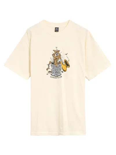 Brain Dead Cotton T-shirt In Beige